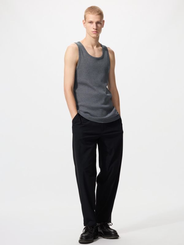 ドライカラーリブタンクトップ