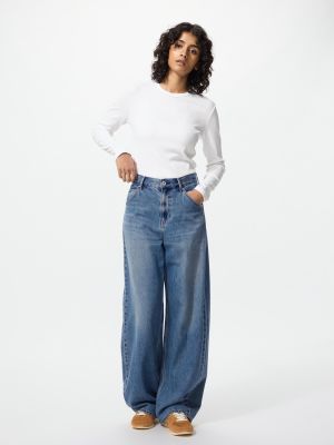 ソフトリブクルーネックT/長袖