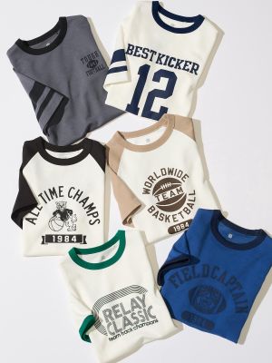 エアリズムコットングラフィッククルーネックTシャツ