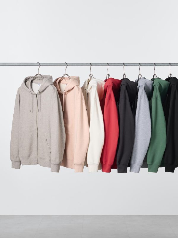 スウェットフルジップパーカ