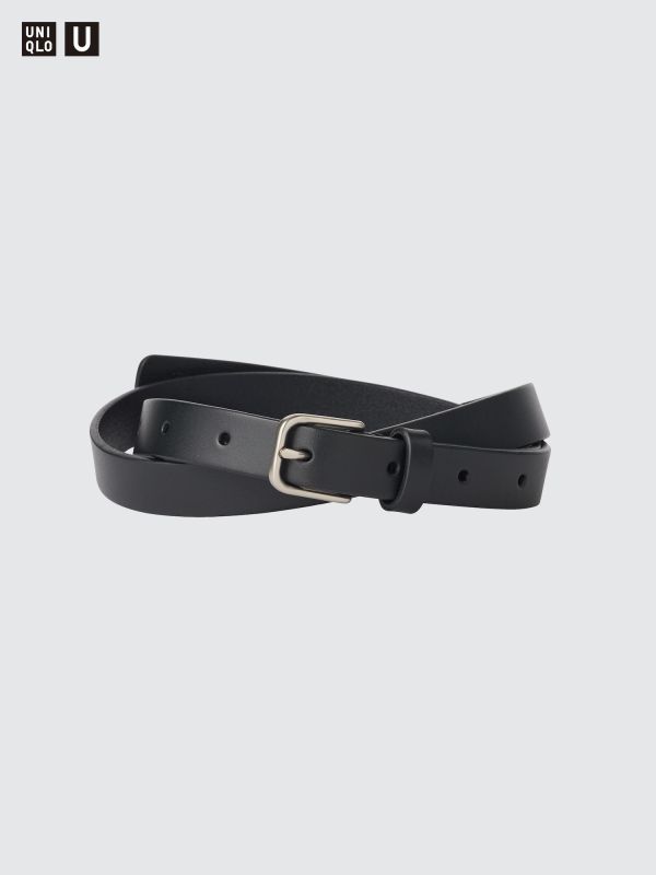 ナローロングレザーベルト