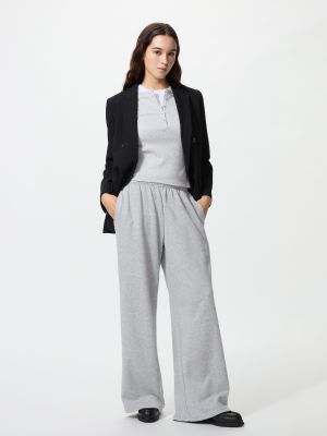 スウェットワイドパンツ/丈長め