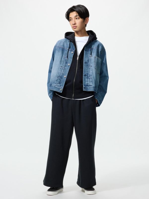 スウェットワイドパンツ