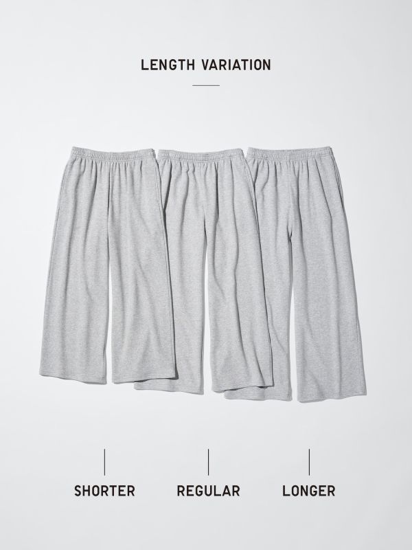 スウェットワイドパンツ