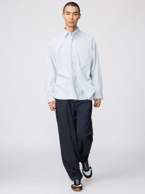 ブロードオーバーサイズシャツ/ストライプ