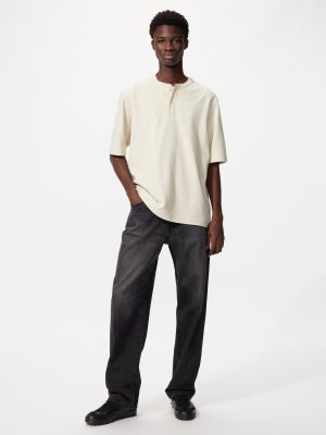 ドライワッフルヘンリーネックTシャツ