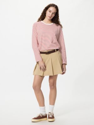 ソフトコットンラウンドヘムT/長袖/ボーダー