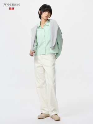 ストレートジーンズ丈長め